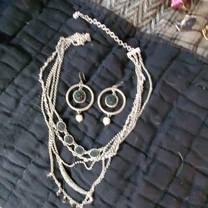 Earrings matching necklace